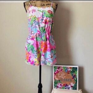 Lilly Pulitzer nosey posey romper sz 14/16